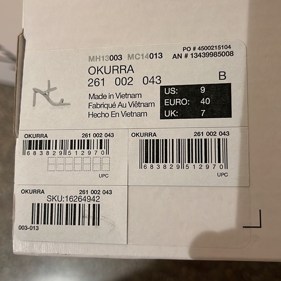 OKURRA Aldo heeled nude elastic square toed sandals - Picture 5 of 7